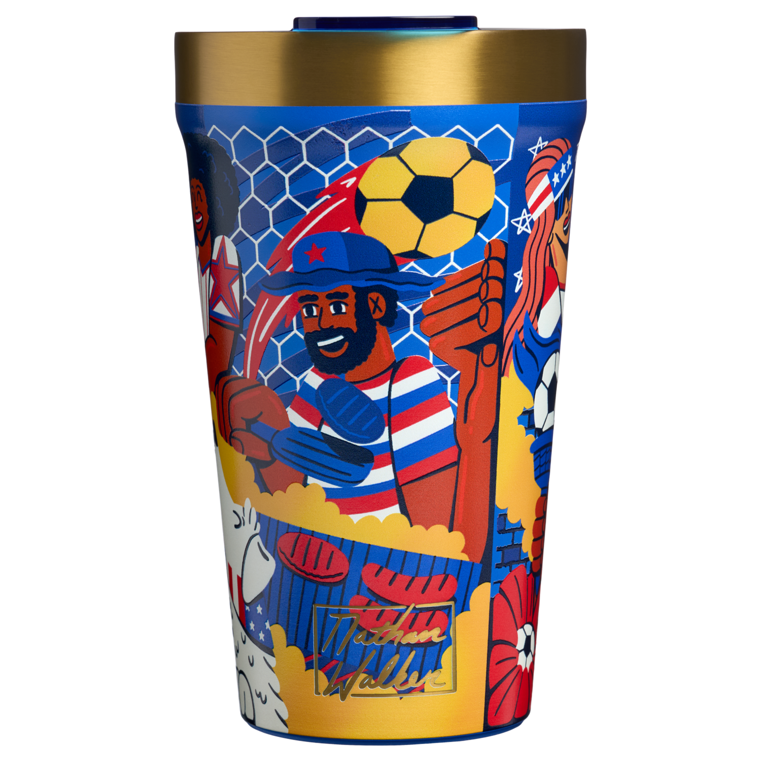 Stanley 1913 The Fútbol Artist Collection Everyday Tumbler 16 OZ in USA | View 3