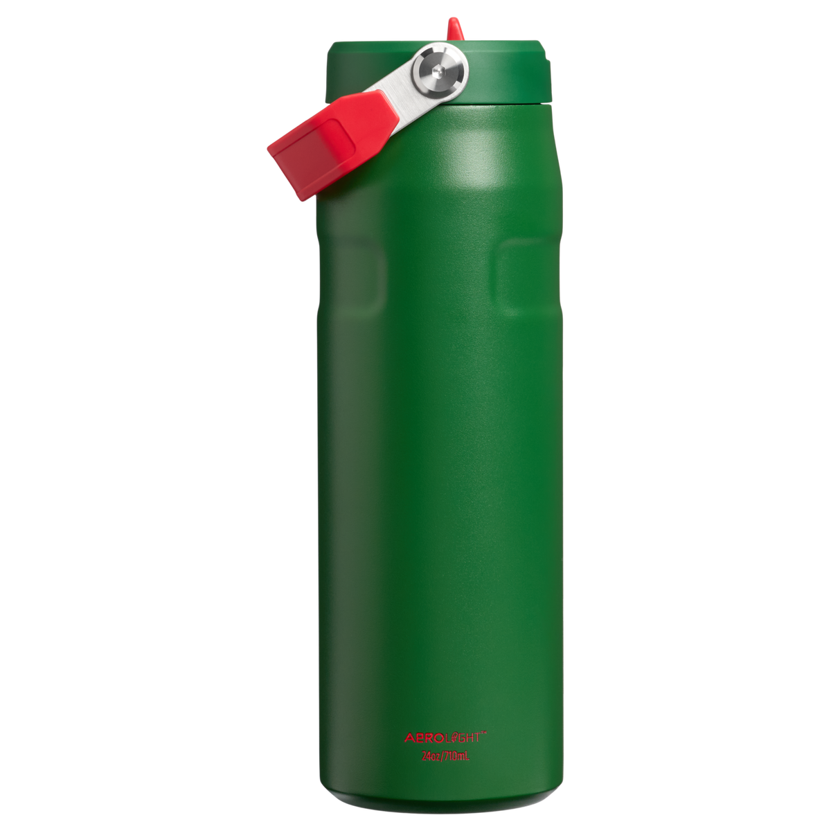 Stanley 1913 The Country Collection IceFlow™ Aerolight Flip Straw Bottle 24 OZ in Team Dark Green Red