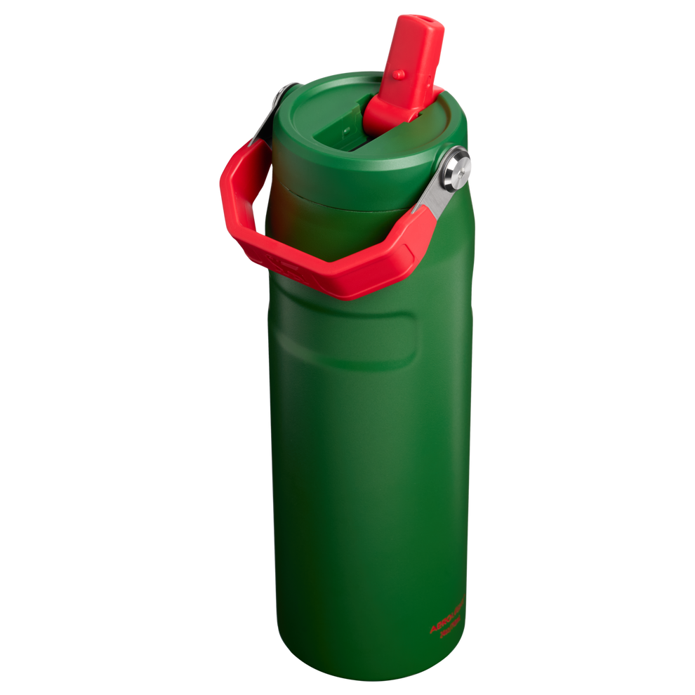 Stanley 1913 The Country Collection IceFlow™ Aerolight Flip Straw Bottle 24 OZ in Team Dark Green Red
