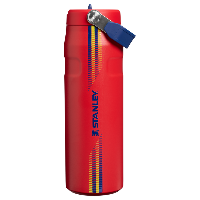 Stanley 1913 The Country Collection IceFlow™ Aerolight Flip Straw Bottle 24 OZ in Team Red Dark Blue