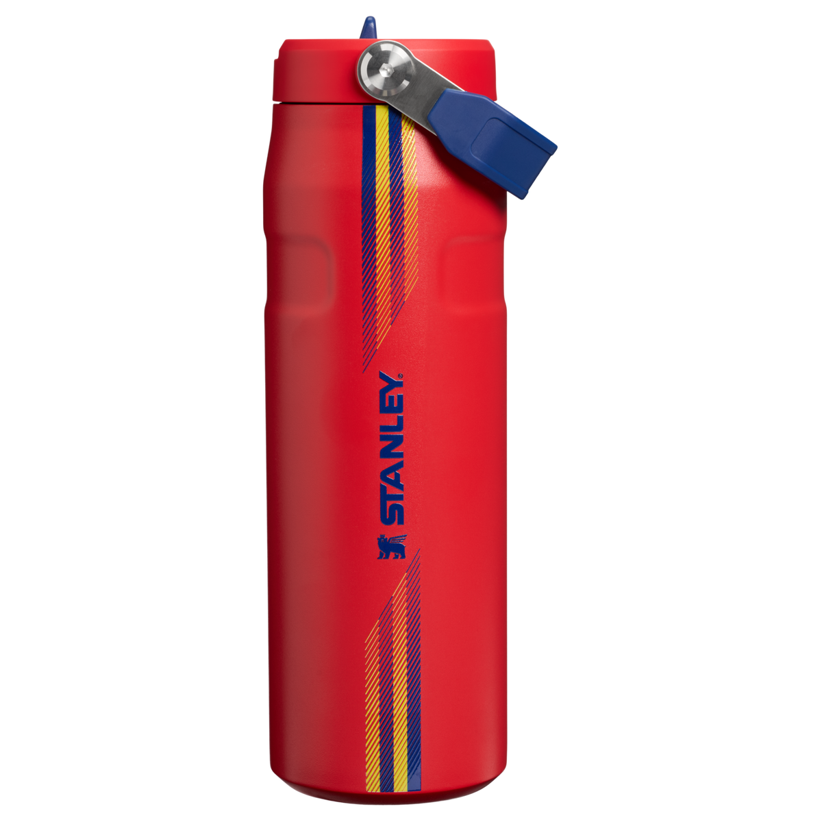 Stanley 1913 The Country Collection IceFlow™ Aerolight Flip Straw Bottle 24 OZ in Team Red Dark Blue