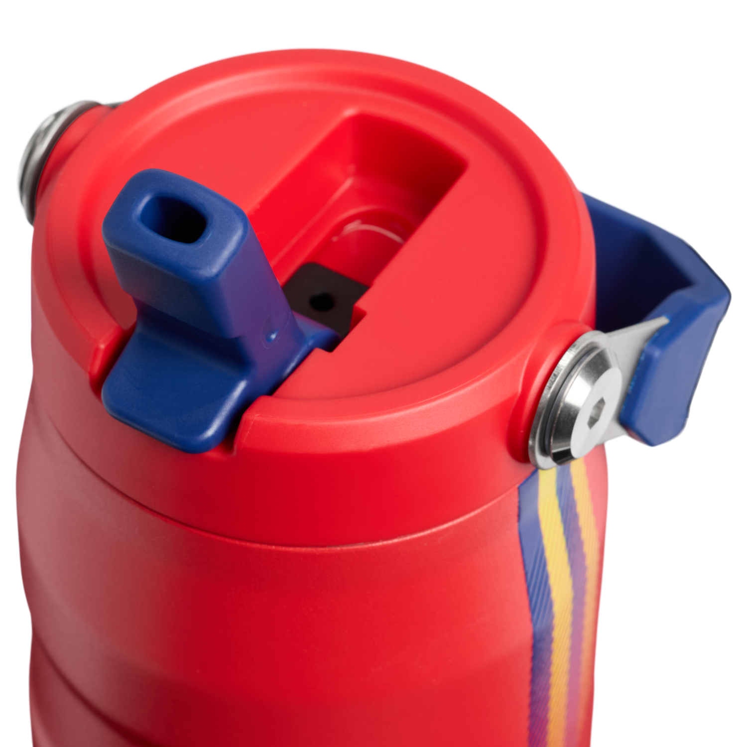 Stanley 1913 The Country Collection IceFlow™ Aerolight Flip Straw Bottle 24 OZ in Team Red Dark Blue | View 3