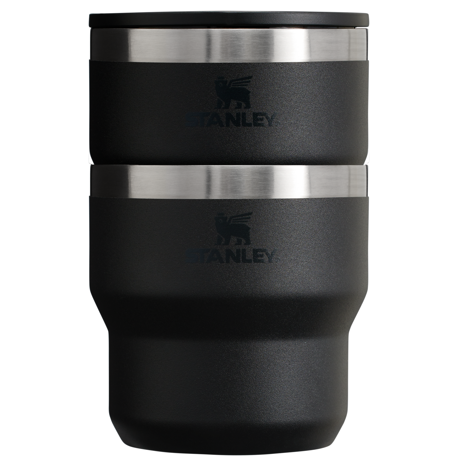 Stanley 1913 The Stay-Hot Stacking Cup 2-Piece Set 10 OZ in Black 2.0 | View 1