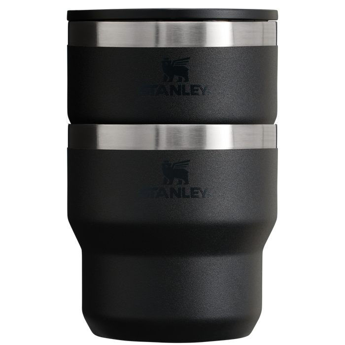 Stanley 1913 The Stay-Hot Stacking Cup 2-Piece Set 10 OZ in Black 2.0