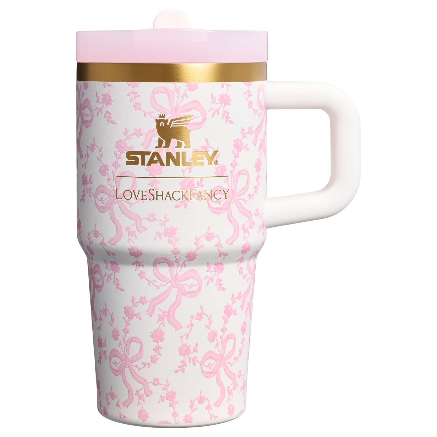 Stanley 1913 Stanley 1913 x LoveShackFancy Holiday Quencher® ProTour Flip Straw Tumbler 20 OZ in Coquette Bow Chantilly