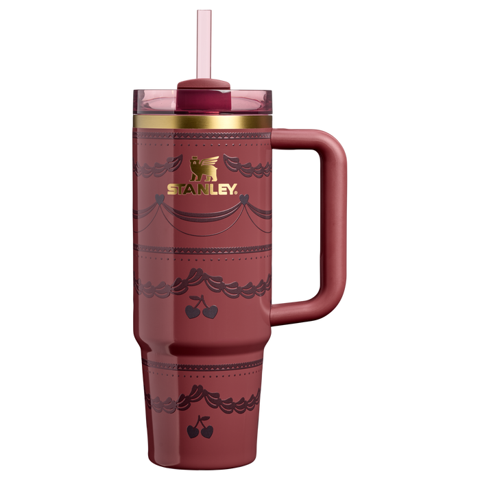 Stanley 1913 The Valentine’s Day Quencher H2.0 Flowstate™ Tumbler 30 OZ in Red Velvet Cake